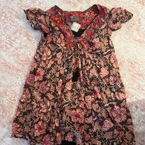 Anthropologie Floral Dress
